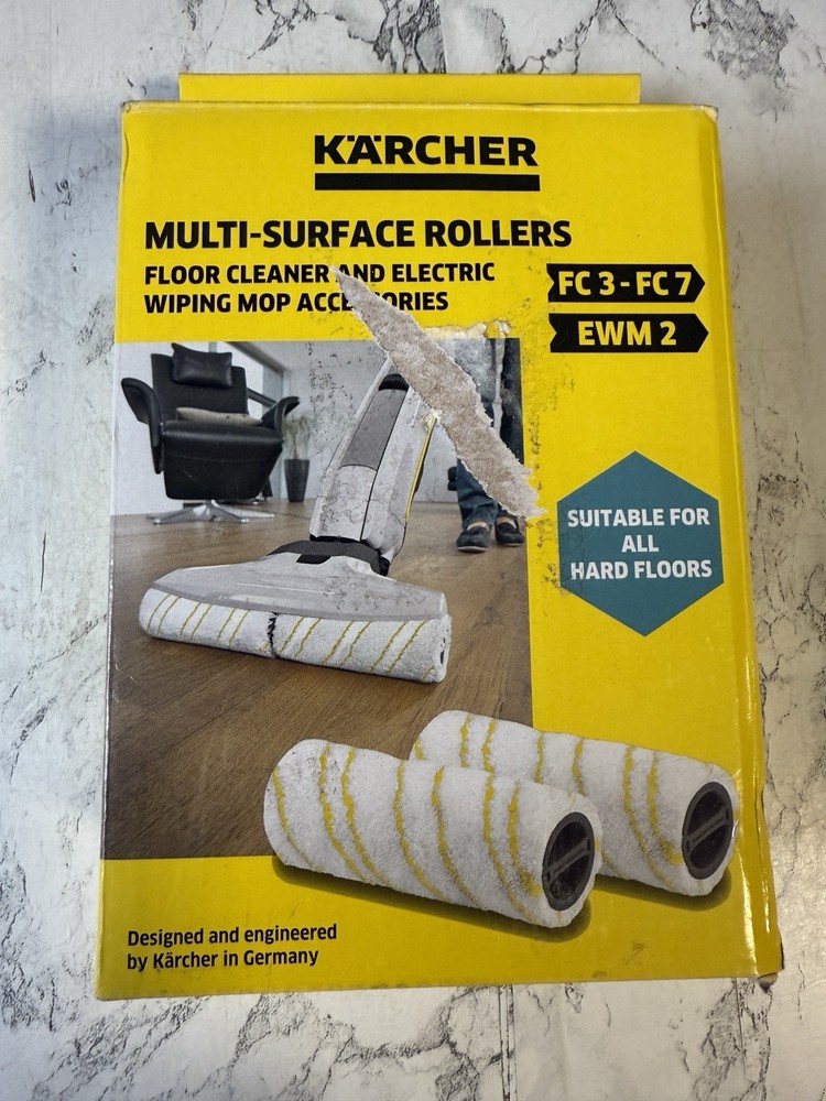 Kคrcher Microfiber Multisurface Roller For Kคrcher Floor Cleaner 2pack