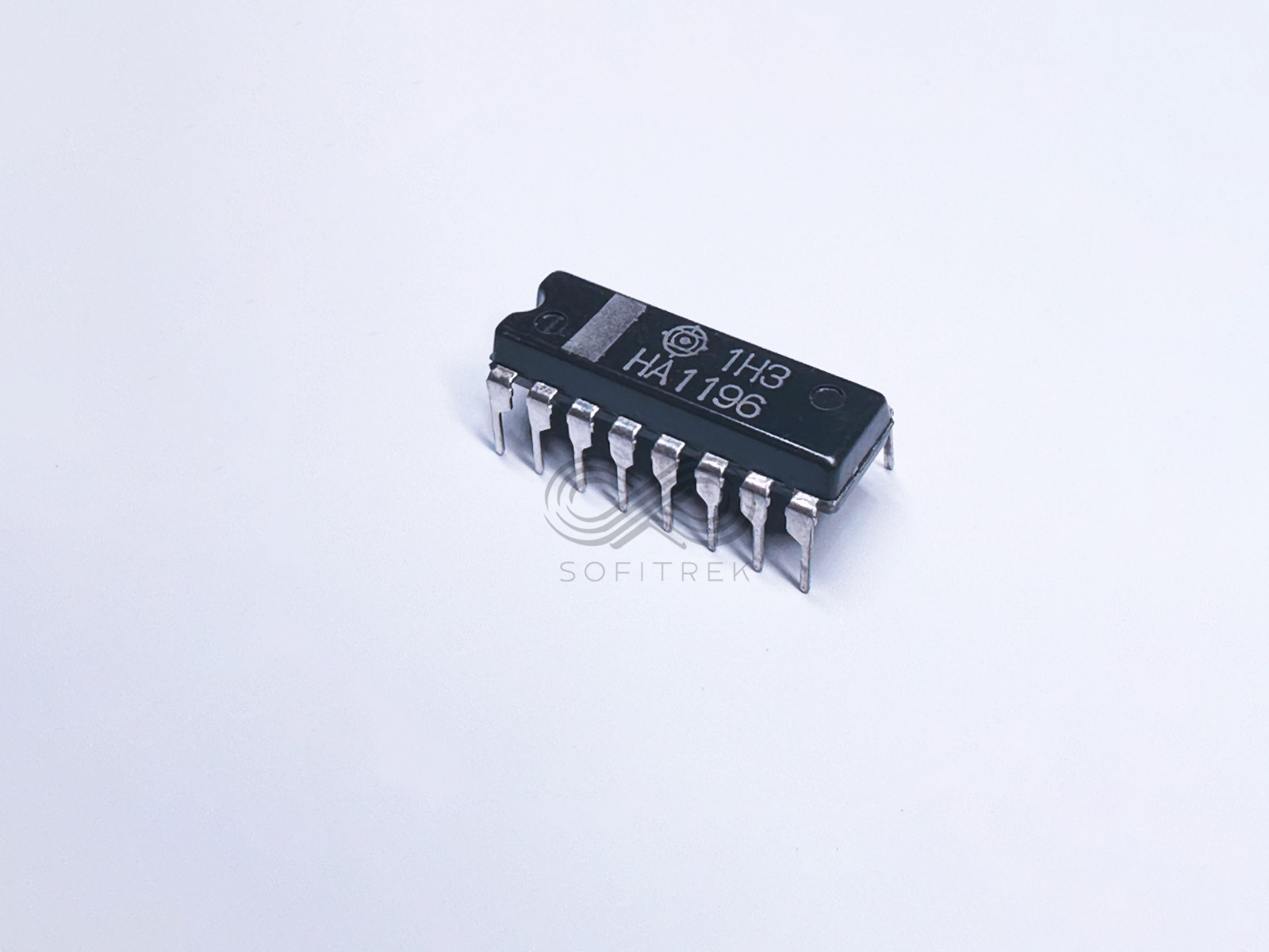 1X HA1196 HITACHI PLL FM Stereo Demodulator IC 55dB Separation DIP-16