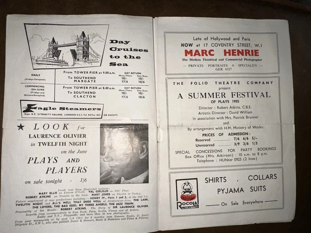 The Tempest Program RSC Shakespeare Play Eric Rasmussen