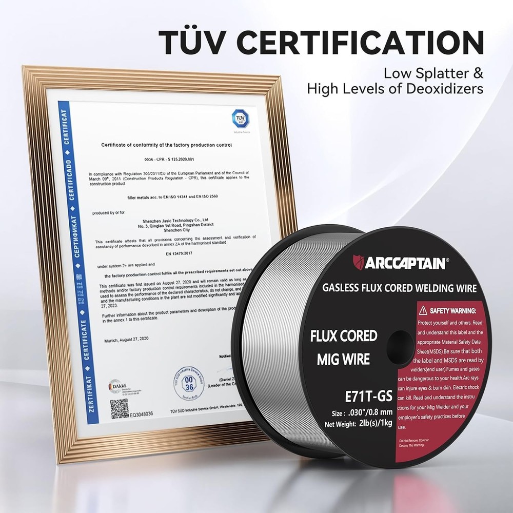 2LB .030 Flux Core Welding Wire - Versatile & Vacuum Packed for Optimal Quality