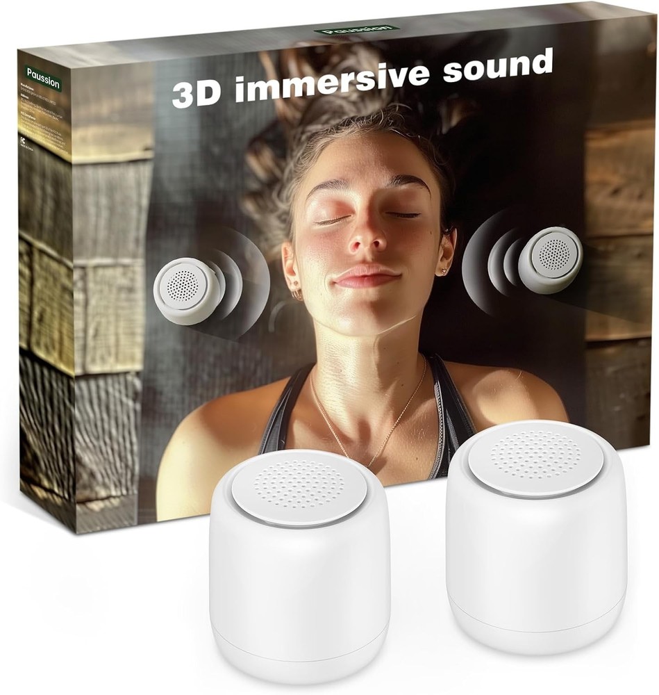 2-Pack Sync Stereo, Paussion Stereo Playback Function - 2 Sets, White