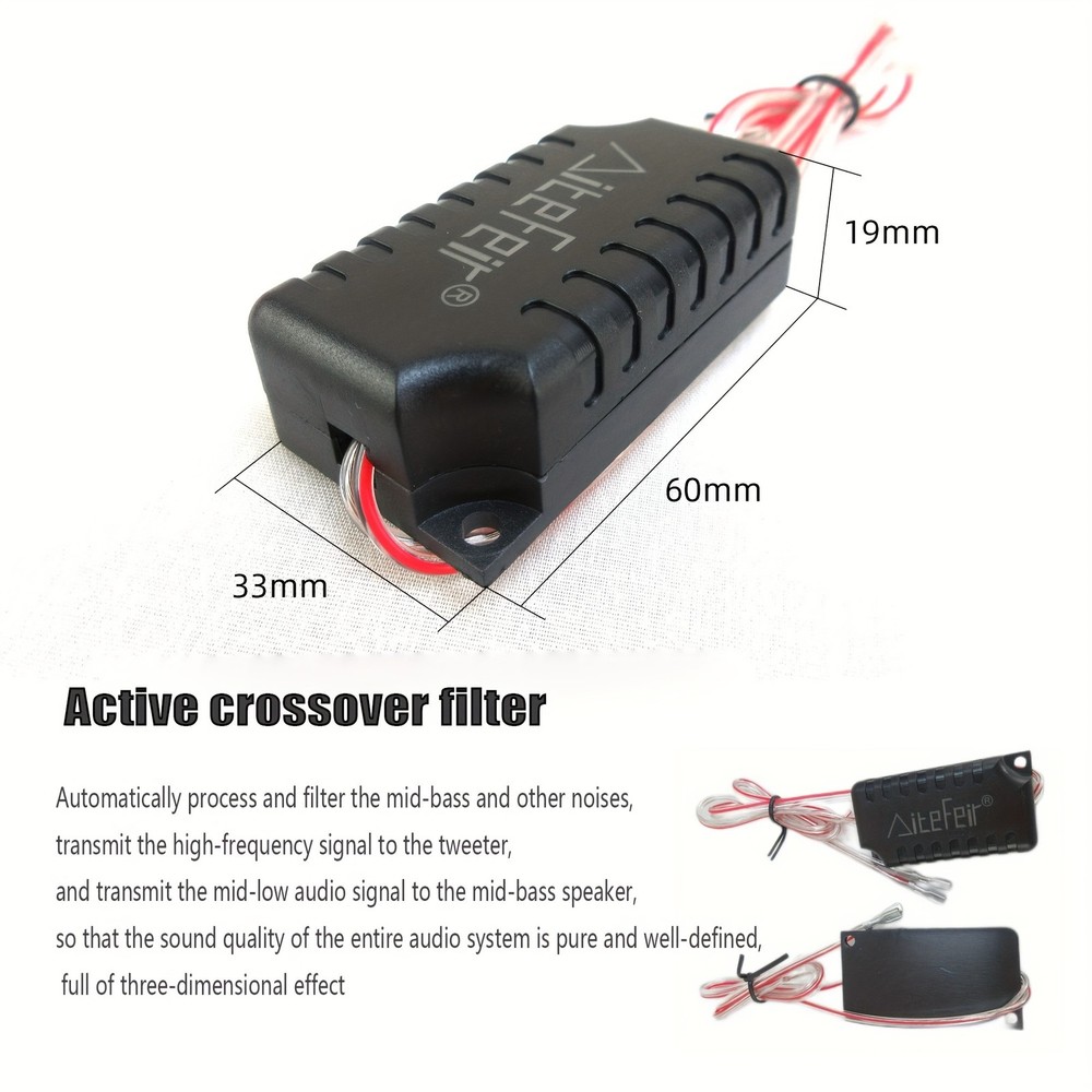 6.5 Inch 2 Way Active Component Speaker System 350W Max with External Crossovers