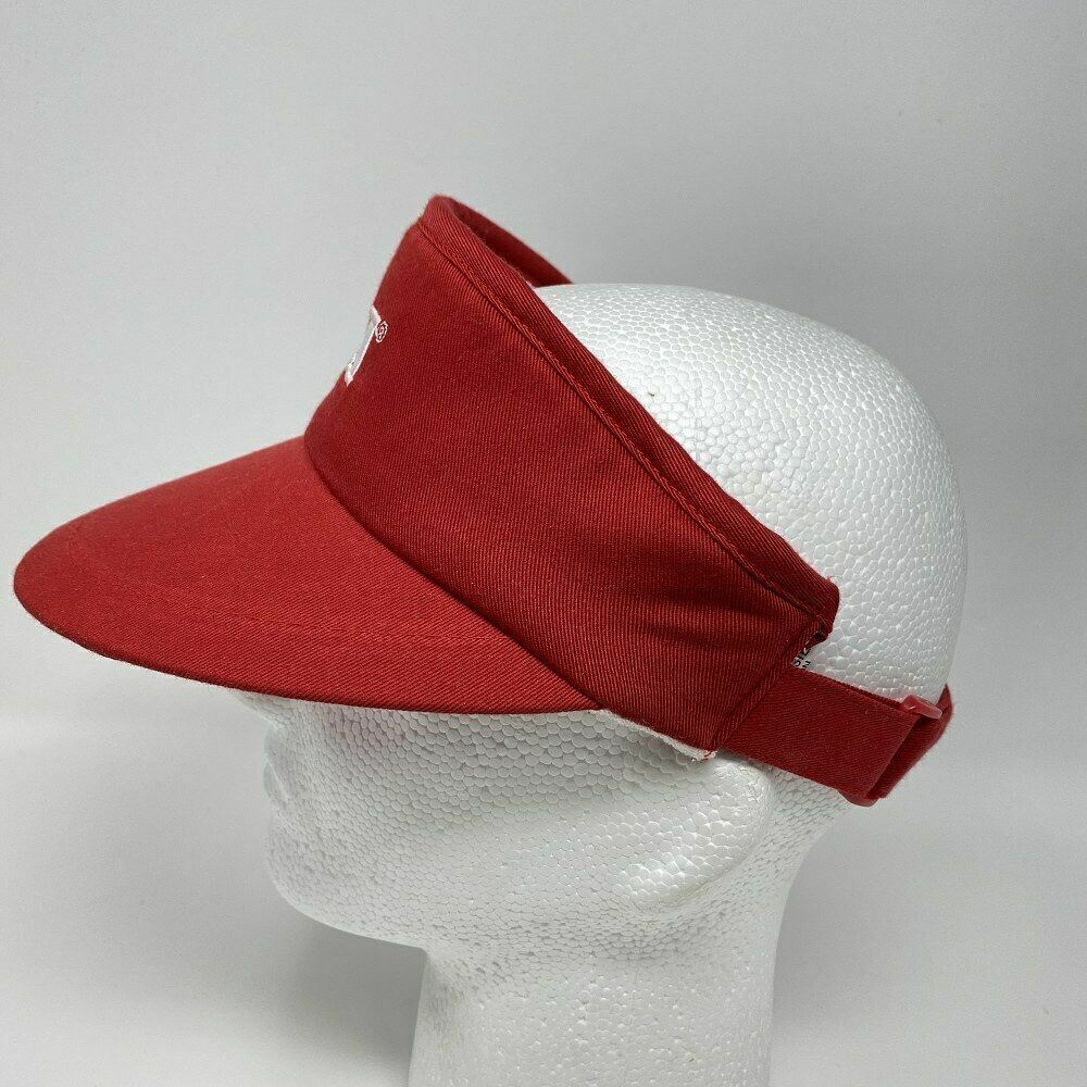 OKI Electric Industry Co Visor Adjustable Red White Golf Telecom Printer