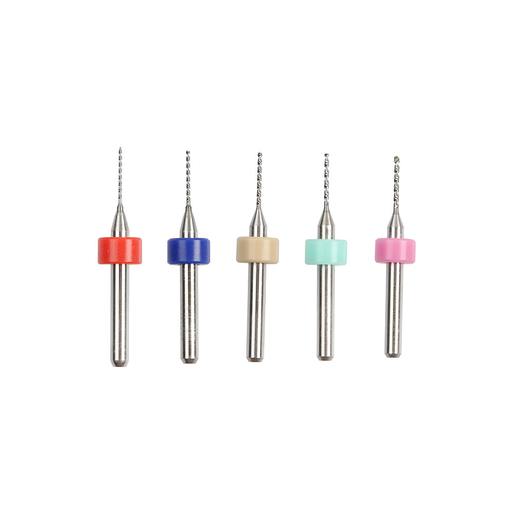 40X Carbide Micro Drill Bits 0.1-2.0mm PCB Driiling Bit for CNC Engraving
