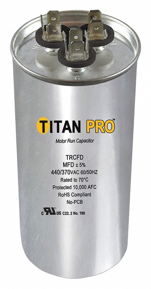 Motor Dual Run Cap 80/5 MFD 370-440V