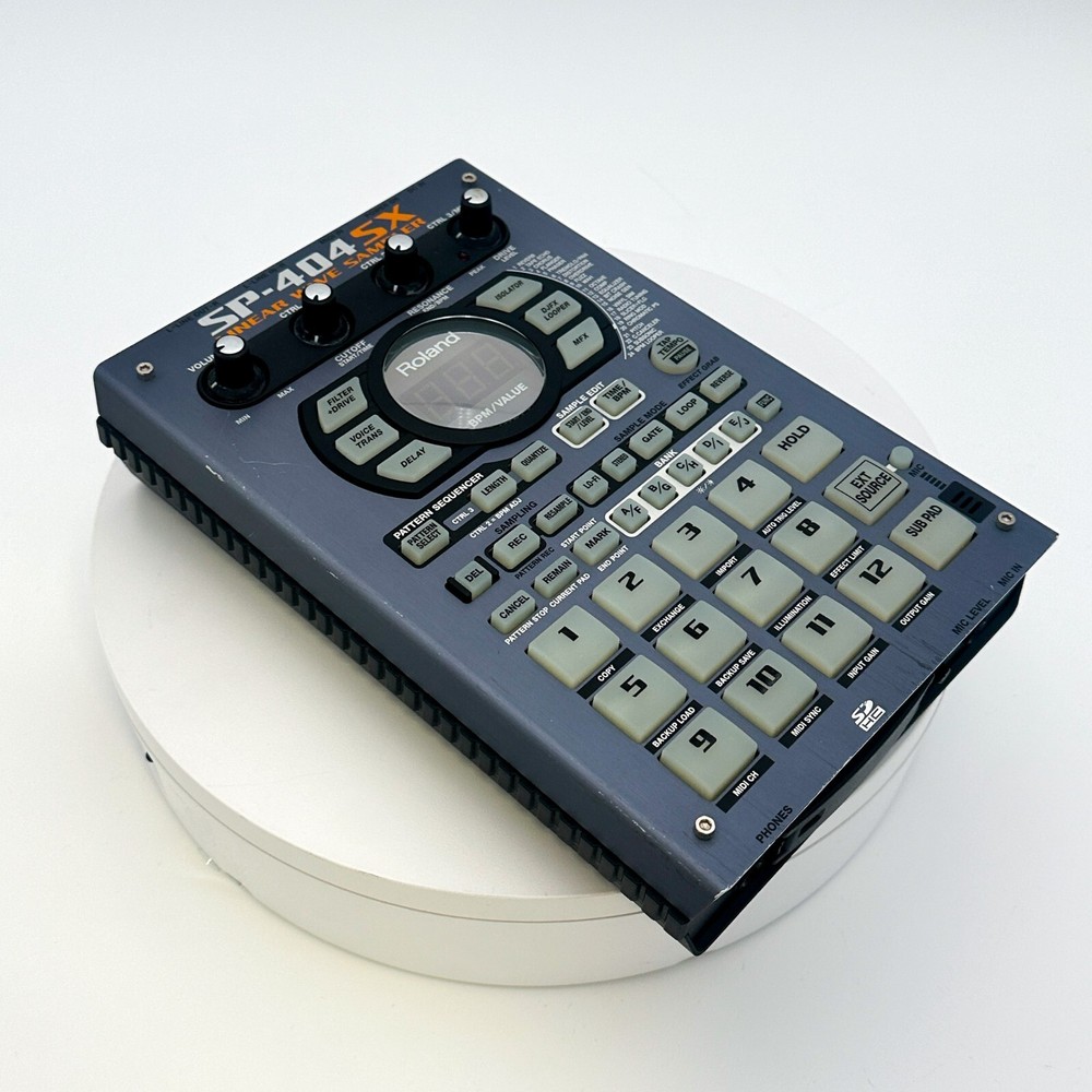 Roland SP-404SX Compact Linear Wave Sampler Tested Good Condition