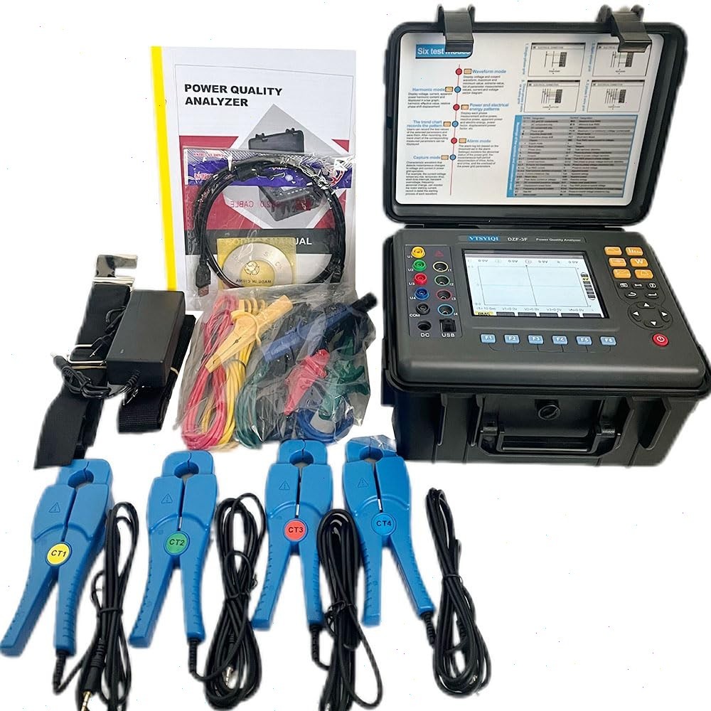 Digital Power Quality Meter with USB Interface Data Upload Function 0.10A-100A