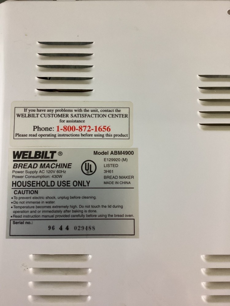 Welbilt Bread Machine Timing Belt ABM4900