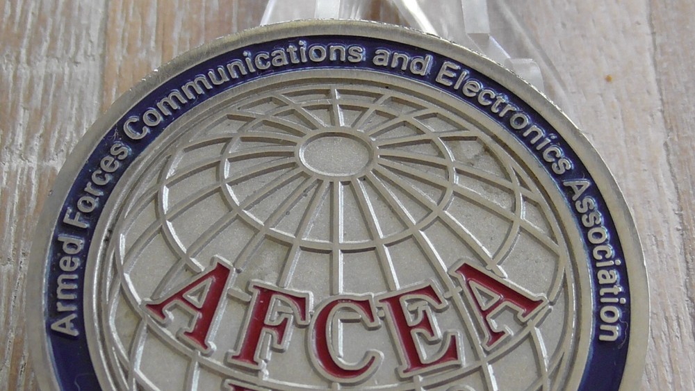 AFCEA Europe Armed Forces Communications & Electronics Assoc Challenge Coin A771