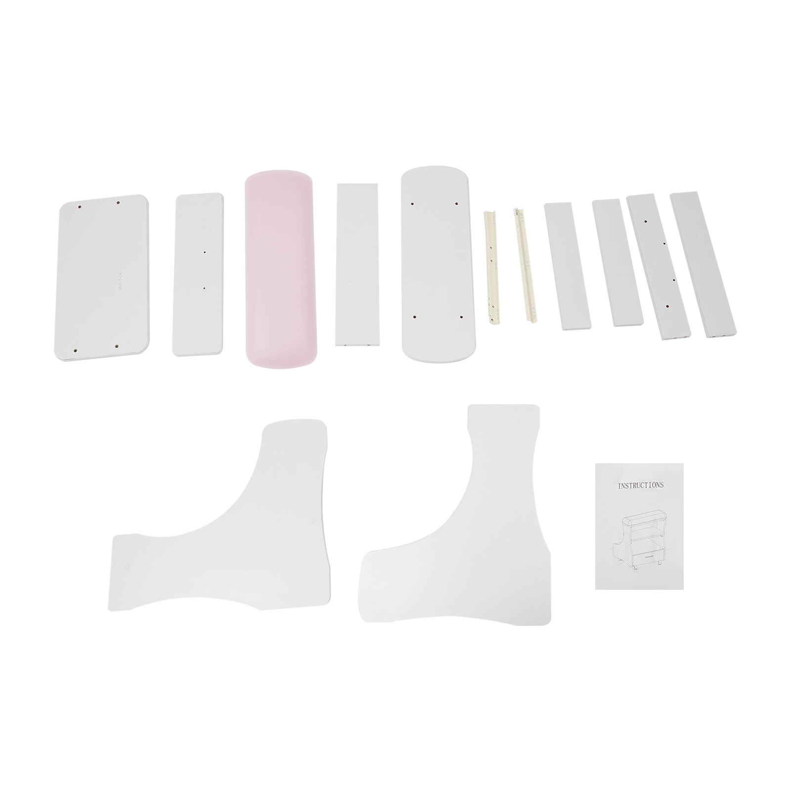 Foot Rest Pedicure Manicure Funiture, Trolley for Foot Bath, Footbath Stool