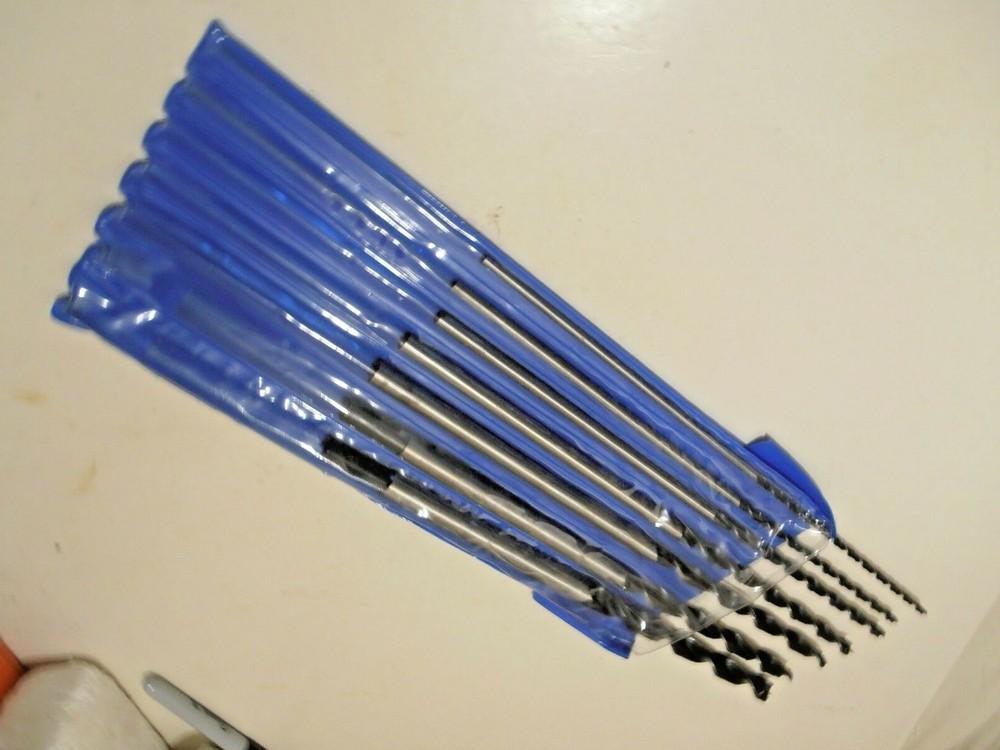 7PC. 12" BRAD POINT WOOD BIT SET 1/8"- 1/2"
