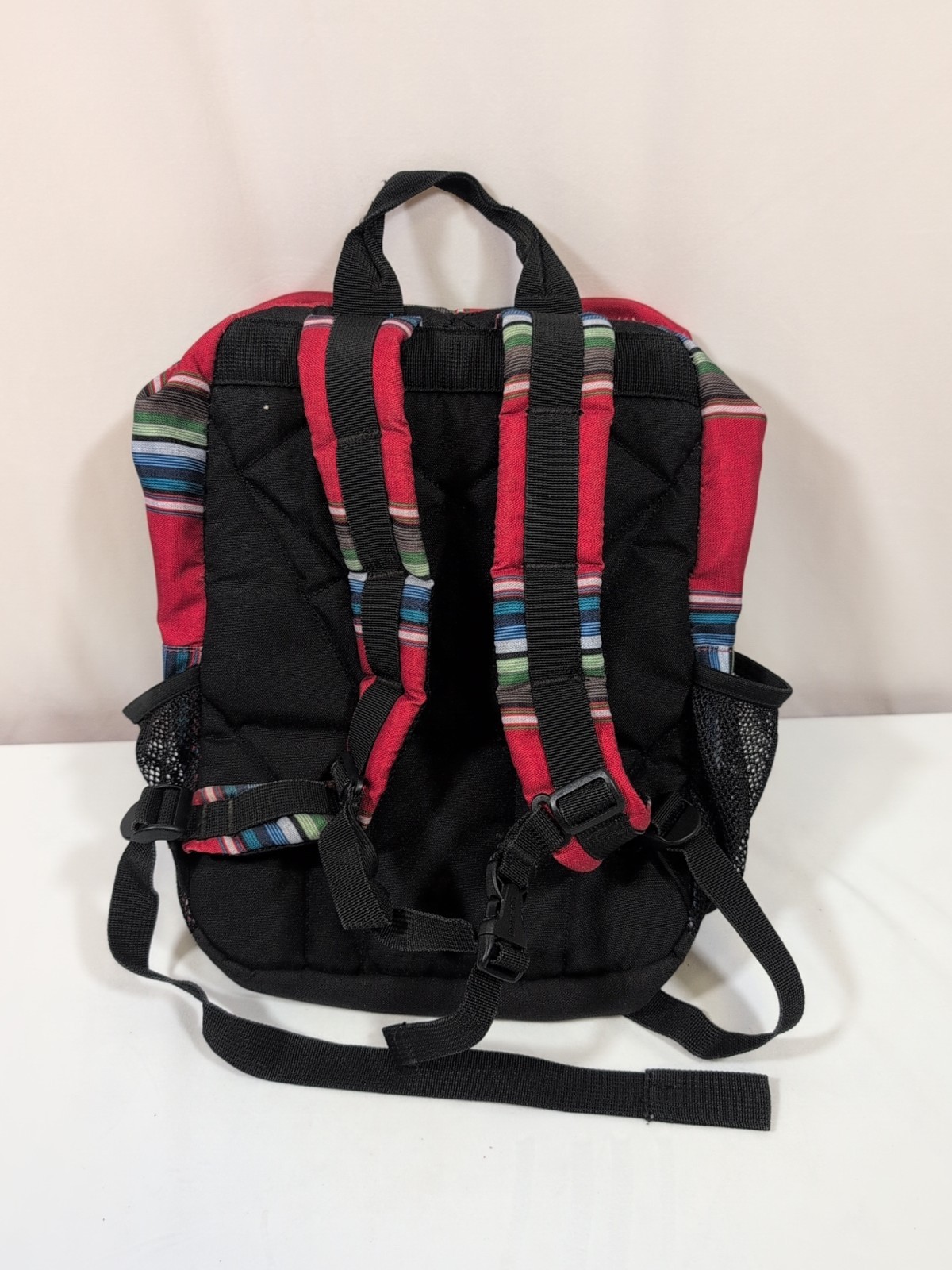 Burton Stripped Backpack Daypack 16x12 Small Nice Used Condition