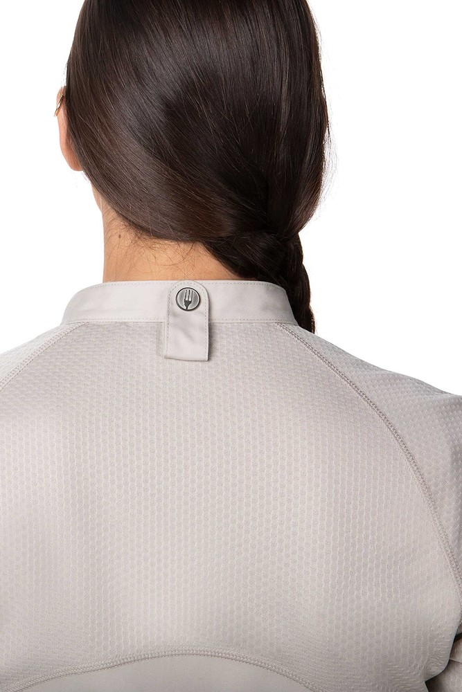 Women's Varkala Chef Coat, Natural, Small