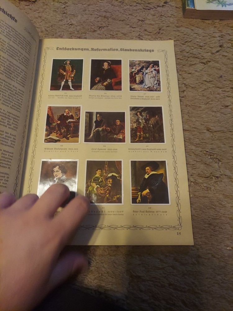 Ww1 German Card Book Completed