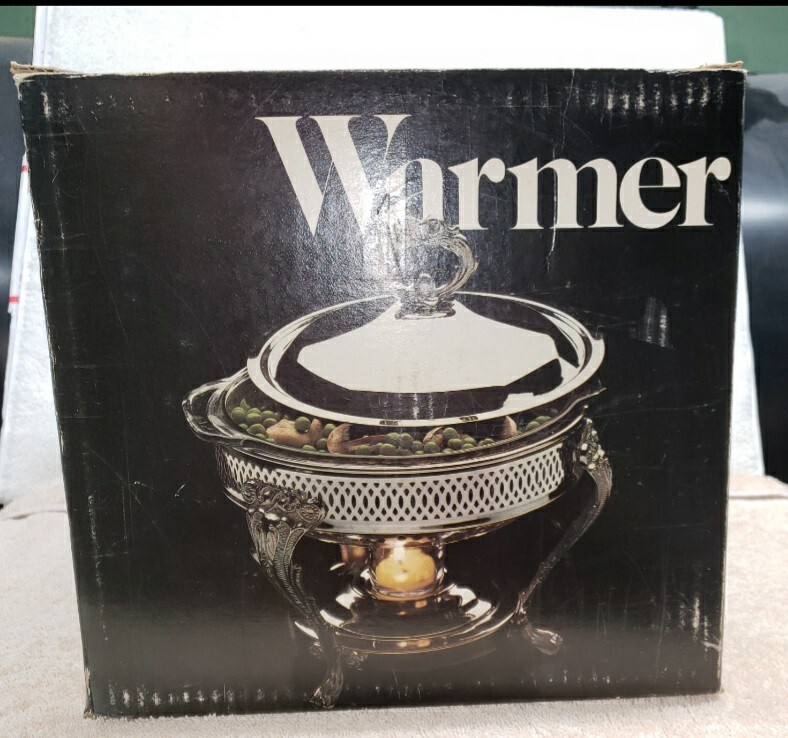 Vintage LEONARD SILVER 1978 Silverplated Food Warmer Model 5511 Dinnerware