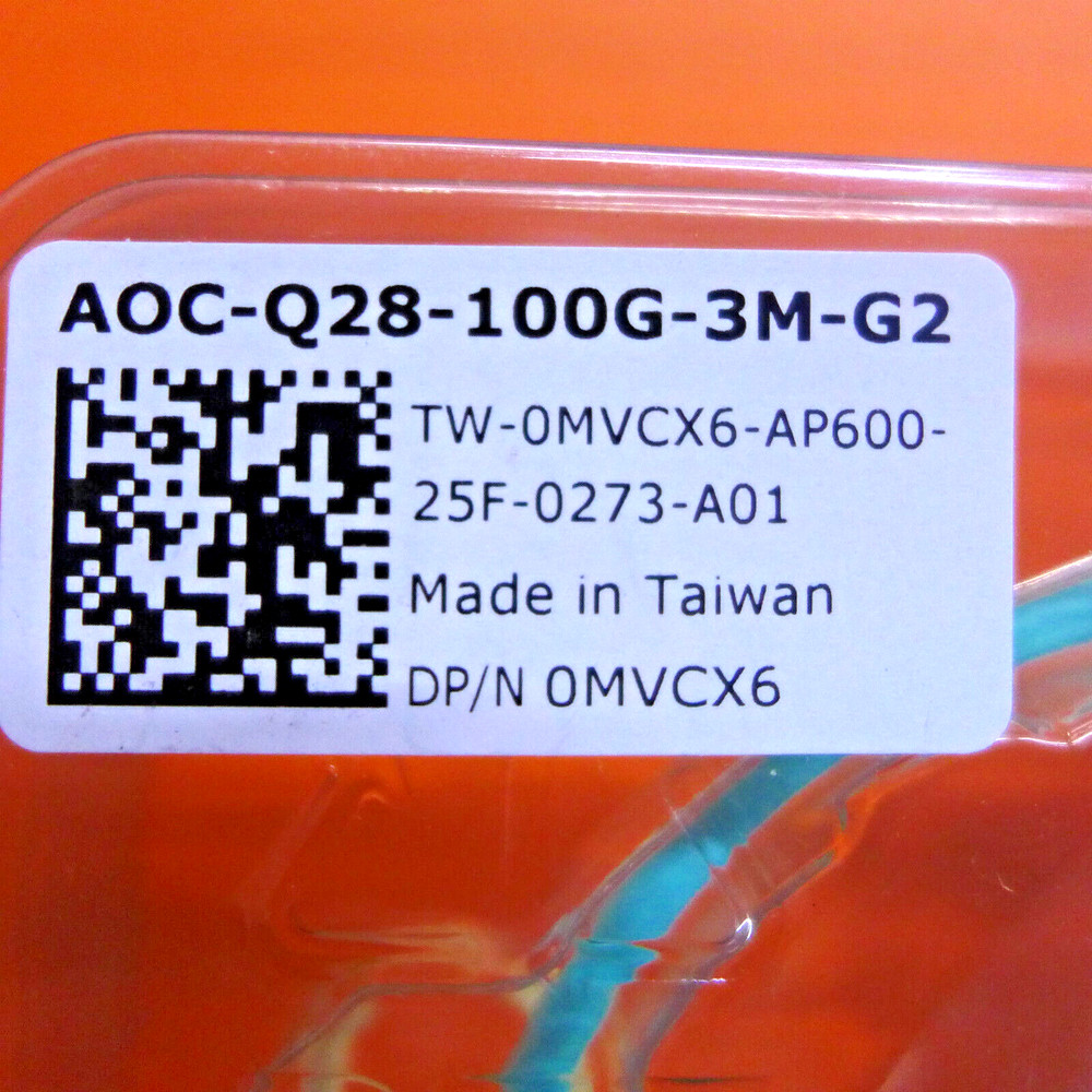 NEW Dell QSFP28 100G Base-AOC Active Optical Cable MVCX6