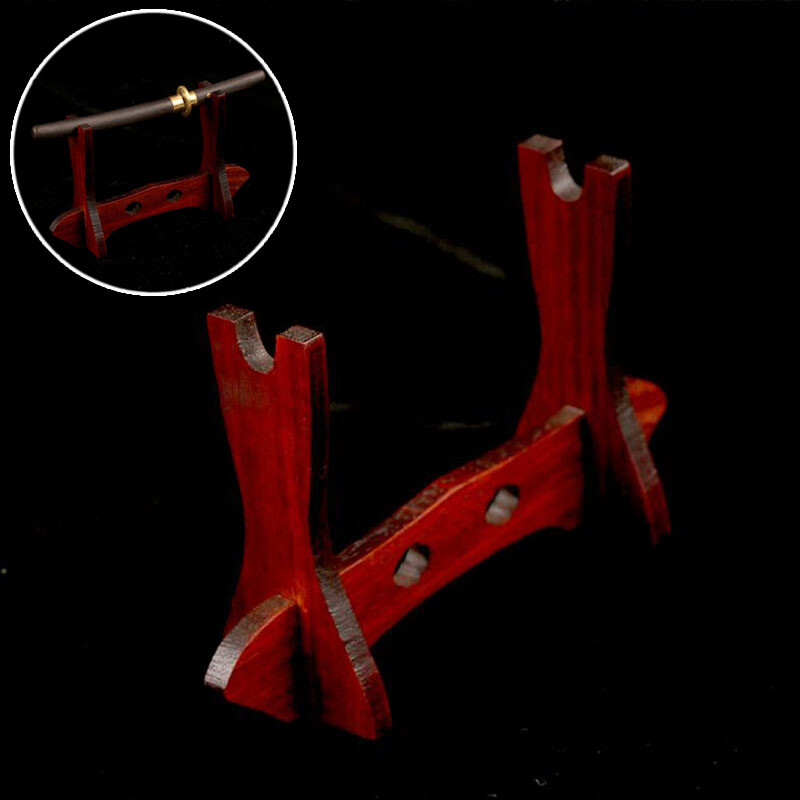 Miniature Anime Samurai Sword Katana Holder Stand Bracket Tiny Table Rack 1 Tier
