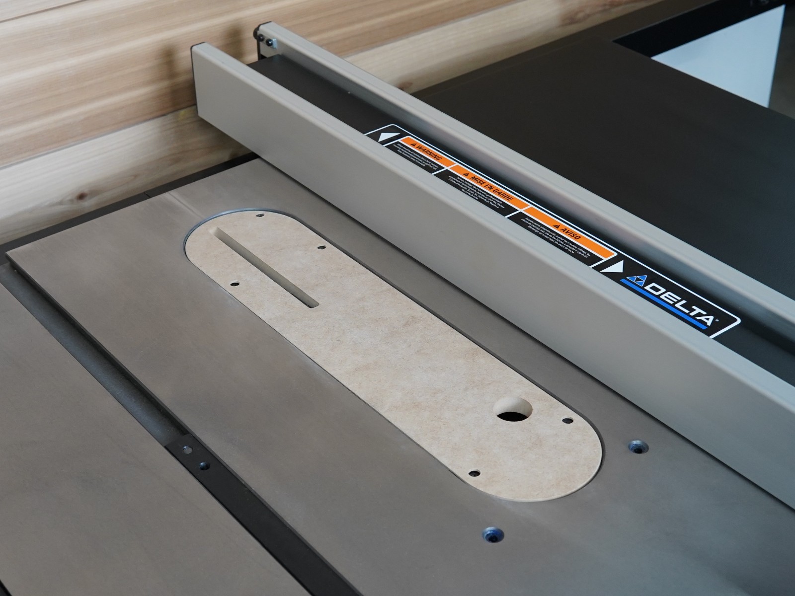 Zero Clearance Insert for Delta Contractor Table Saw