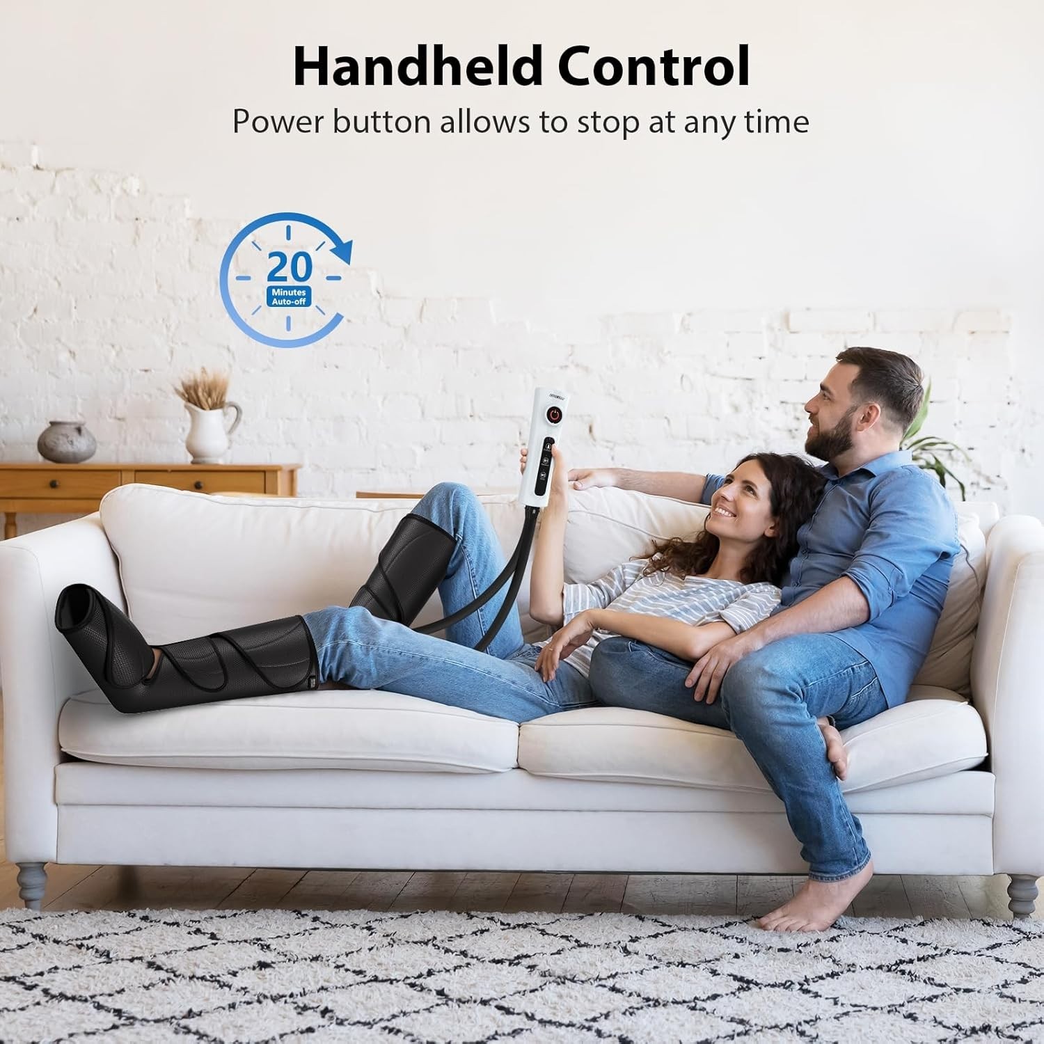 Cincom Leg Massager for Circulation, Pain Relief, Air Compression, Holiday Gift