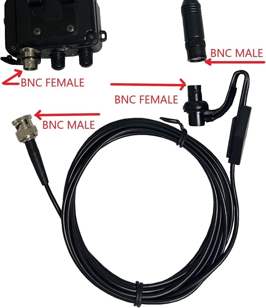 Vehicle Antenna Bracket with 10ft Cable