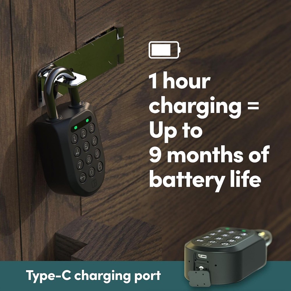 New Smart Padlock 2nd Generation (SP2), The Most Secure Smart Padlock