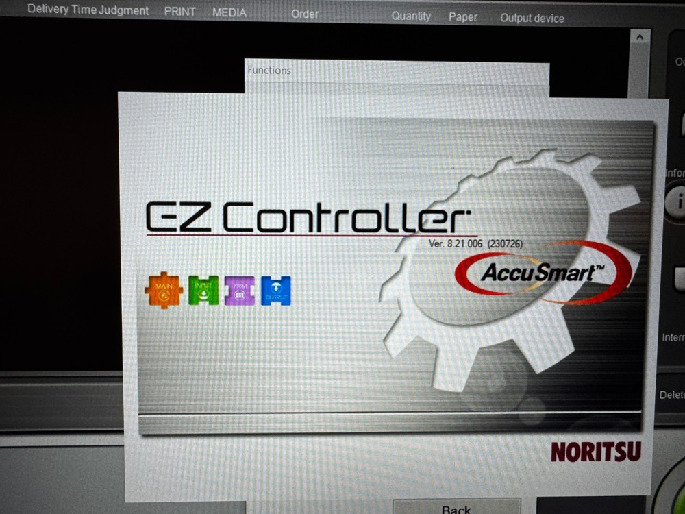 Noritsu EzController installed Lenovo thinkpad laptop