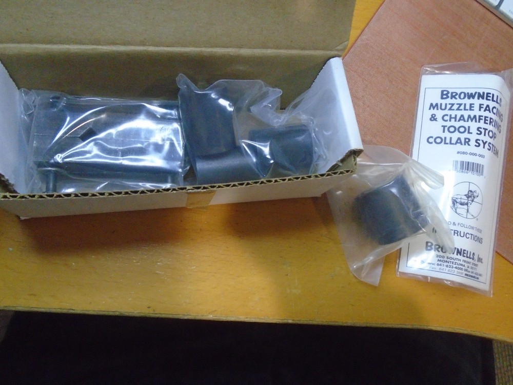 Brownells / Pacific Muzzle Crown Facing Tool Stop Collar Kit - NEW - Gunsmith
