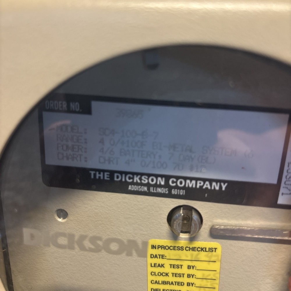 Vintage Dickson - Model SC4 - Temperature Recorder - Not Tested