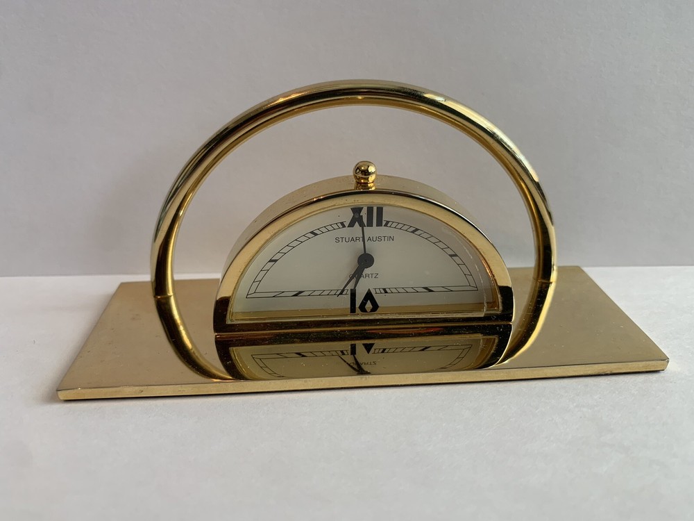 Gold Stuart Austin Quartz Clock