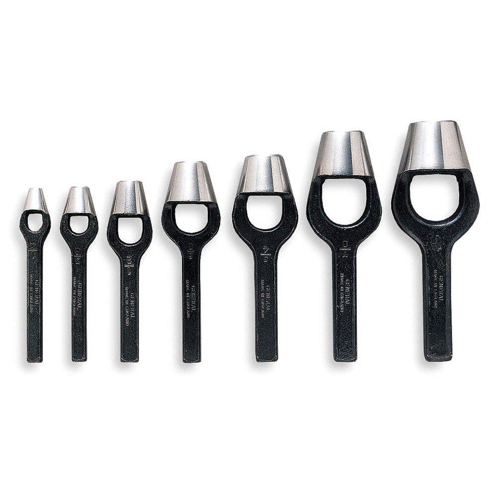 GENERAL 1271ST Arch Punch Set,Not Tether Capable 3ZG91
