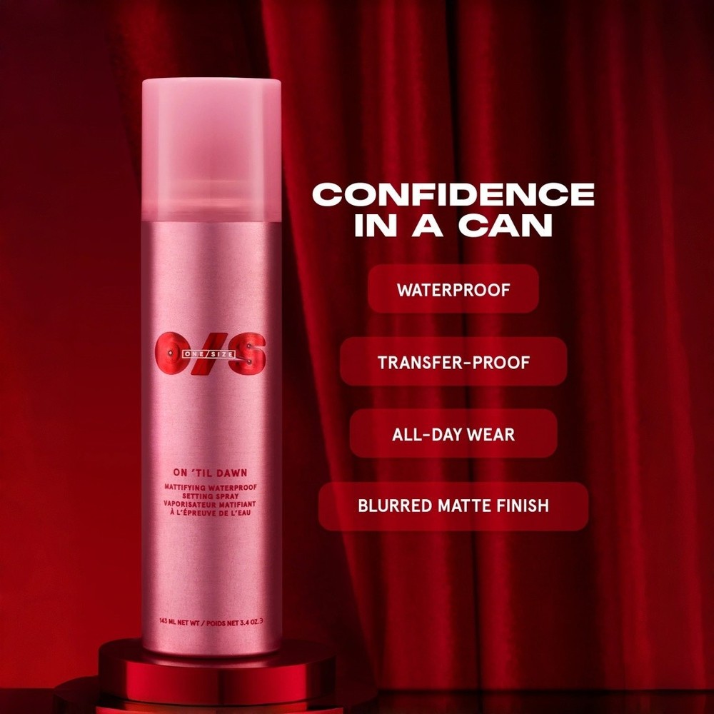 One Size On 'Til Dawn Mattifying Waterproof Setting Spray 3.4 oz / 143 mL