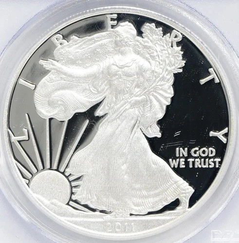2011 Bullion Silver Eagles PCGS PR-69 DCAM Silver Eagle Cameron Reagan