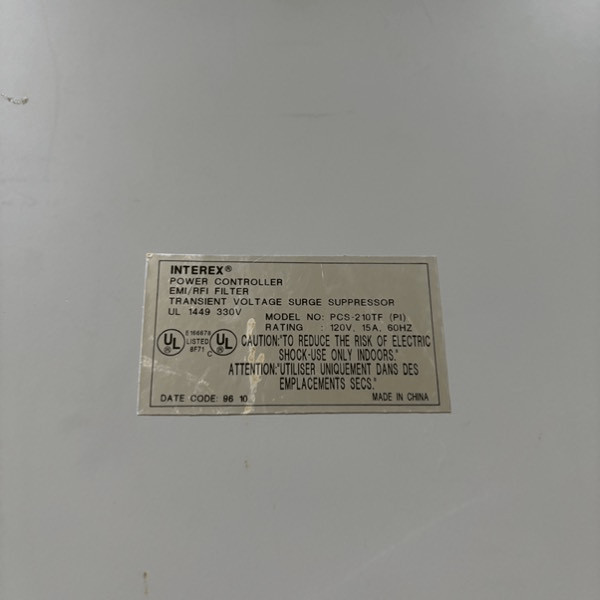 Interex Surge Slayer PCS-210TF Surge Protector Power Controller