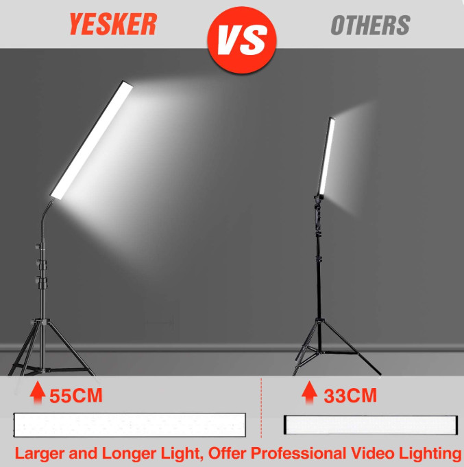 yesker LED Video Lights 5500K