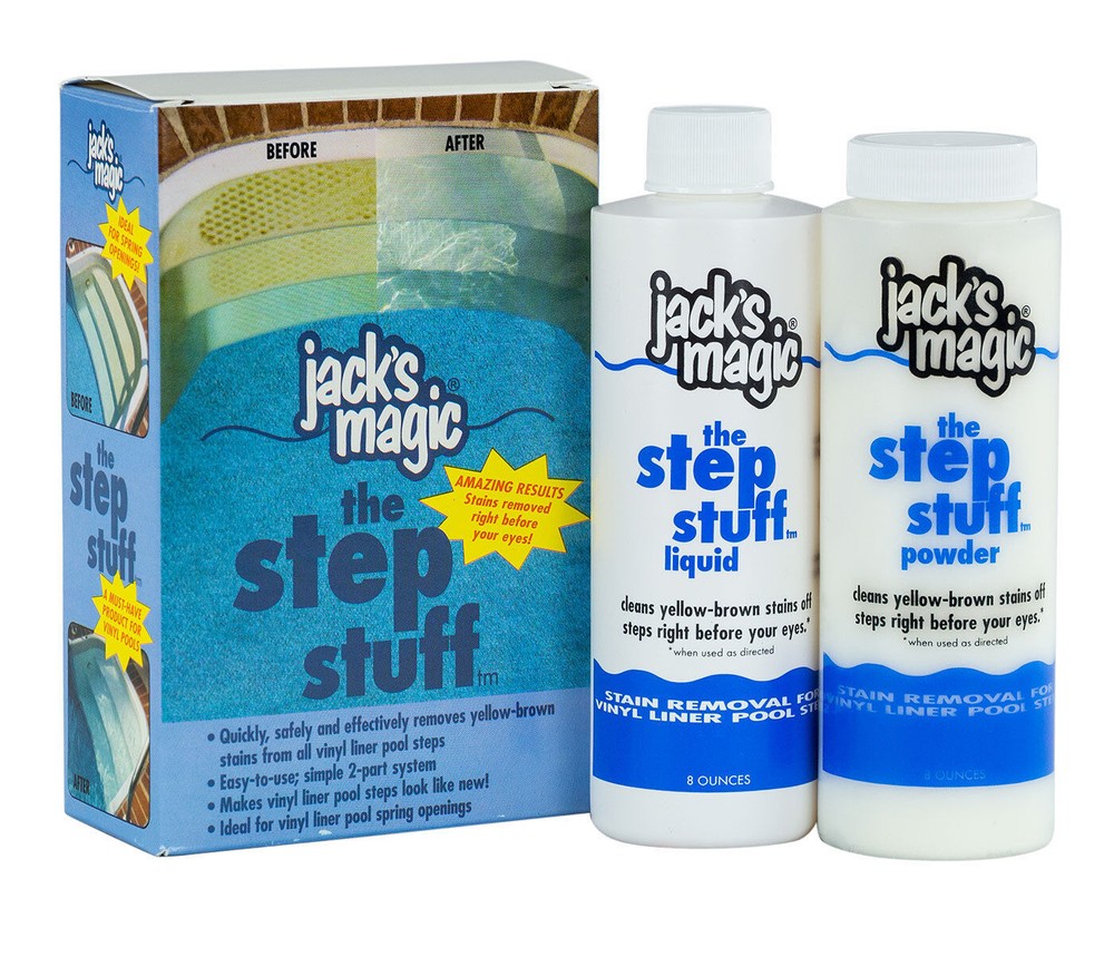 Jack's Magic The Step Stuff Swimming Pool Steps Cleaner Kit - Removes Stains!