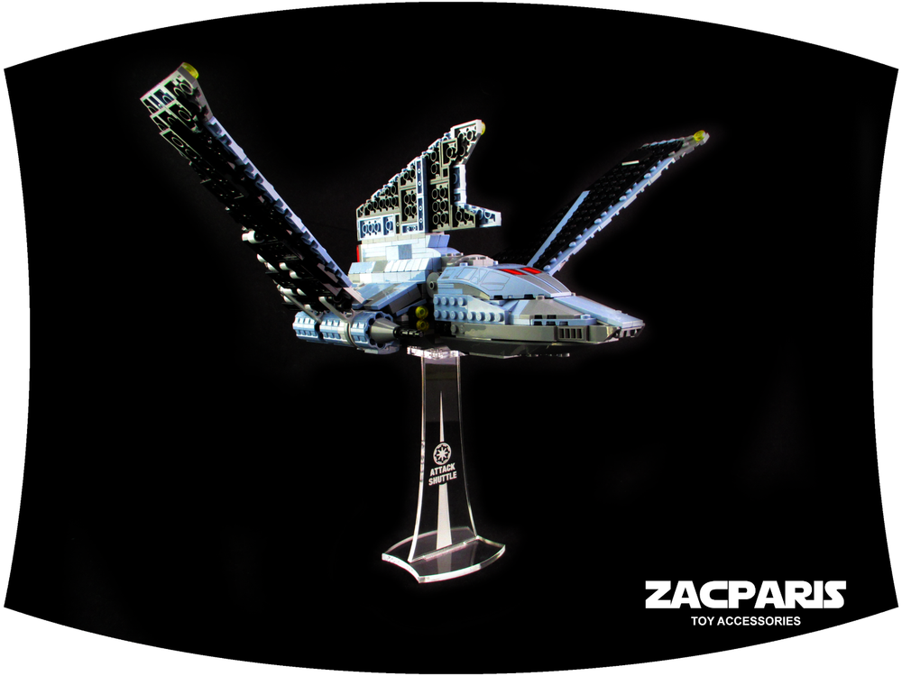 DISPLAY STAND for Star Wars Lego 75314 The Bad Batch Attack Shuttle