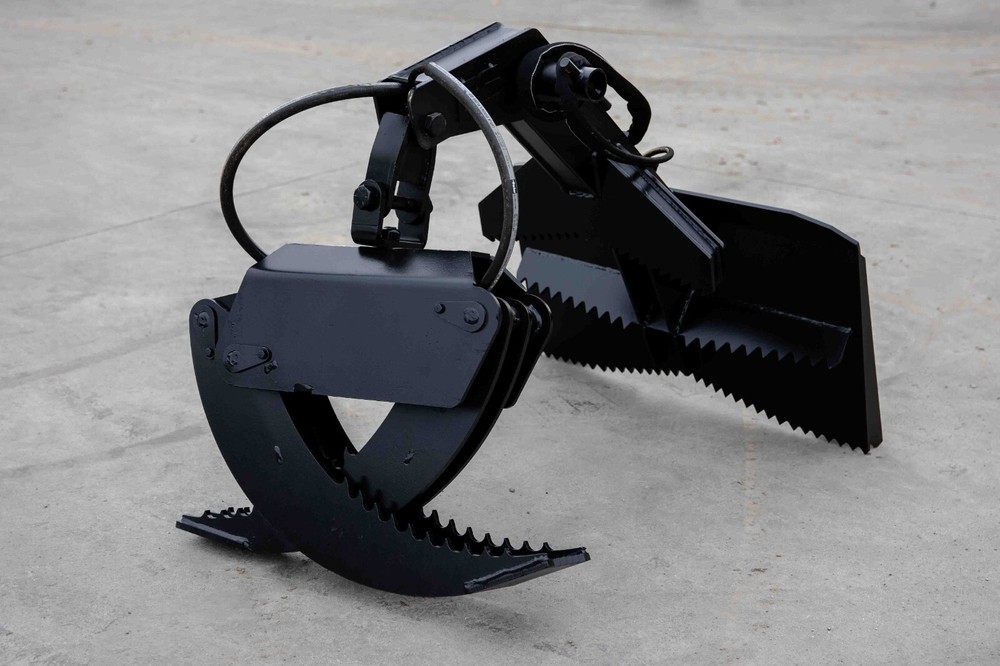 Mini Bobcat Log Grapple - Manual Rotation