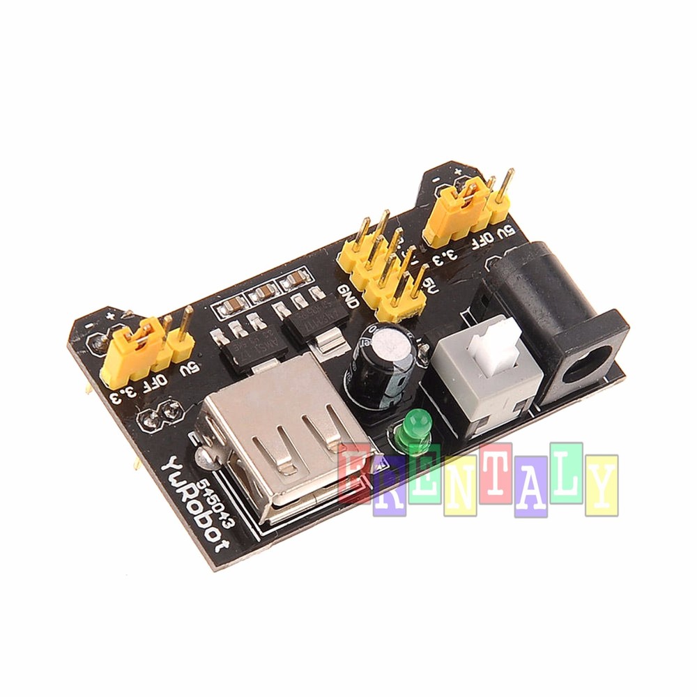 Mini Prototype Breadboard & Battery Holder & 65pcs Jump Cable &Power Supply