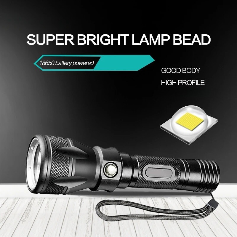 High Brightness LED Scuba Diving Flashlight Underwater Waterproof Dive Light US