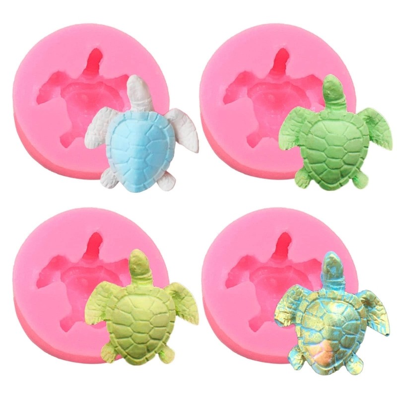 Geometric Silicone Mold, 3D Geometric Mold Turtle Decorations Tool