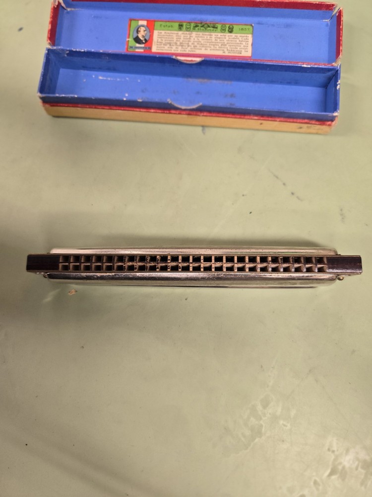 Linda's Mexicanas, M Hohner Chromonica Harmonica
