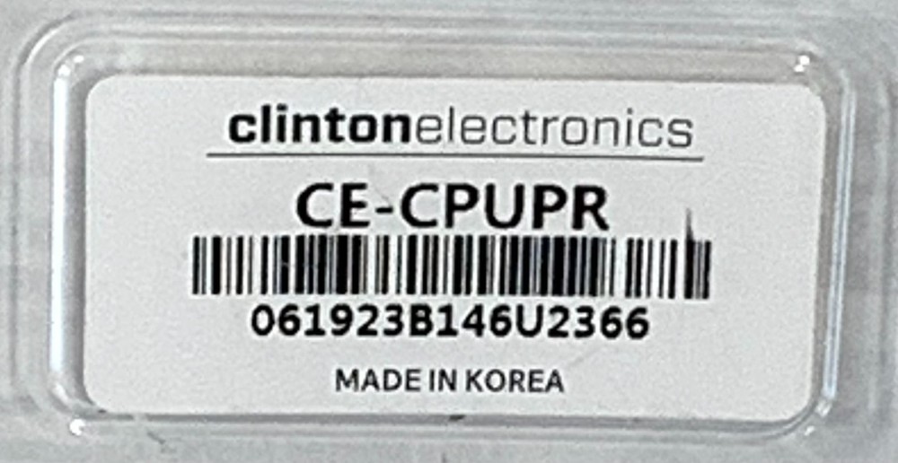 Clinton Electronics CE-CPUPR(B) Camera Pole Universal Round Plate ,White