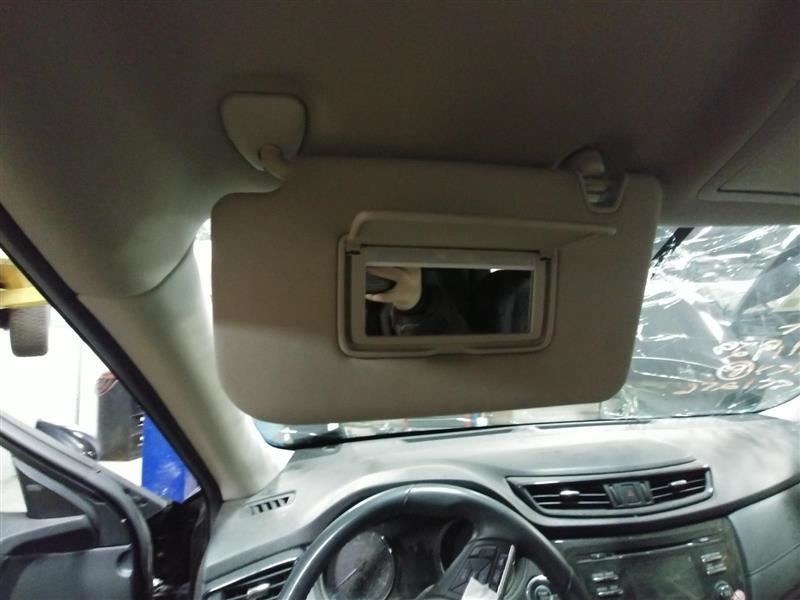 Driver Left Sun Visor Illuminated Fits 14-17 ROGUE 87227