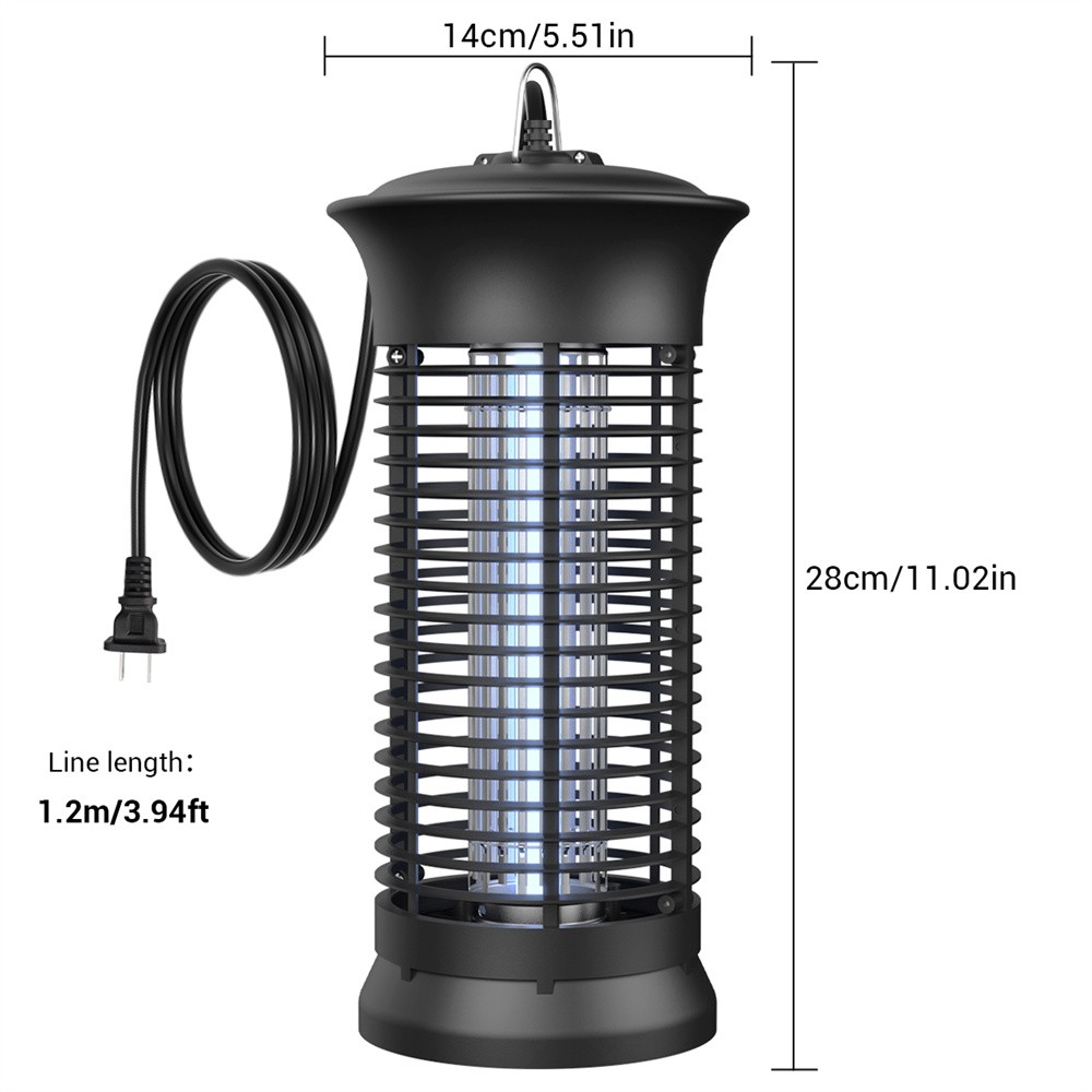 Electric Mosquito Insect Fly Bug Zapper Killer LED Light Trap Pest Control Lamp