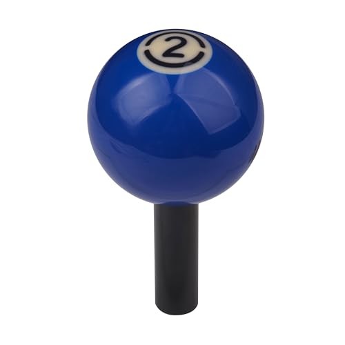 Pool Ball Rod Shift Knobs Gear Shift Knobs Billiard Ball Rod Stick Blue 2X