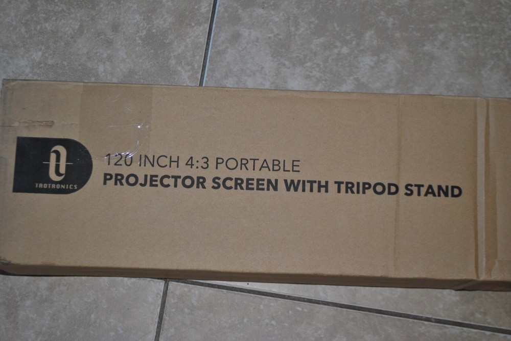 trotronics model TTHP020 120 INCH PROJECTER SCREEN