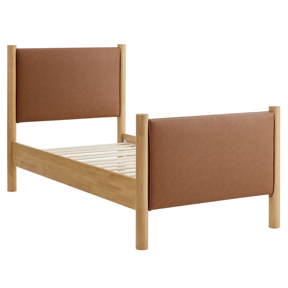 Maven Platform Bed in Tan Oak