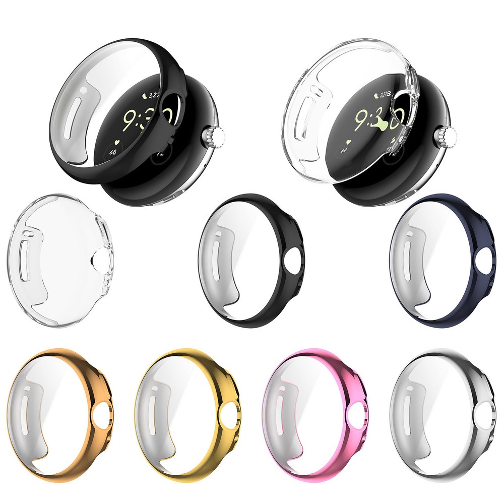 For Google Pixel Watch 1/Watch 2 TPU Protective Case Cover Screen Protector