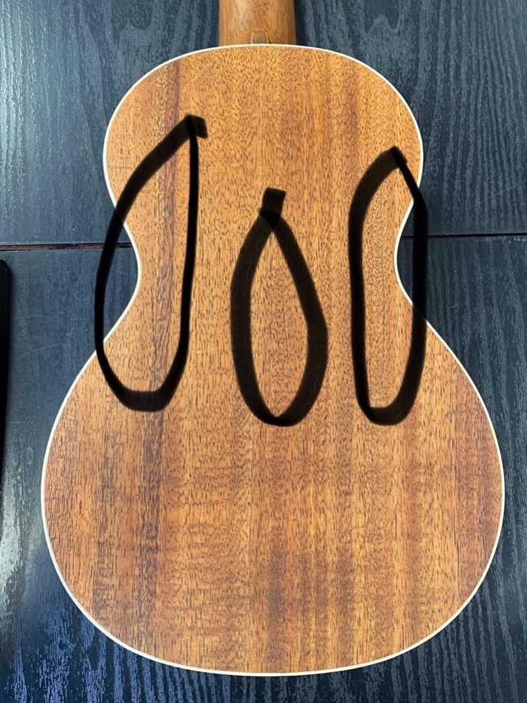 MARTIN 2K CONCERT SOLID FLAME KOA UKULELE- FOR REPAIRS ONLY.