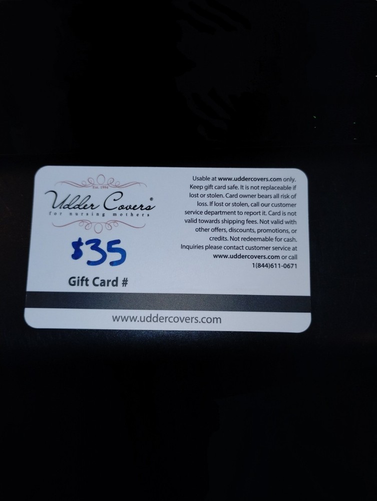 $35 Udder Covers Gift Card